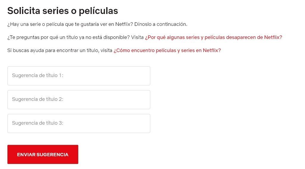 netflix sugerencia