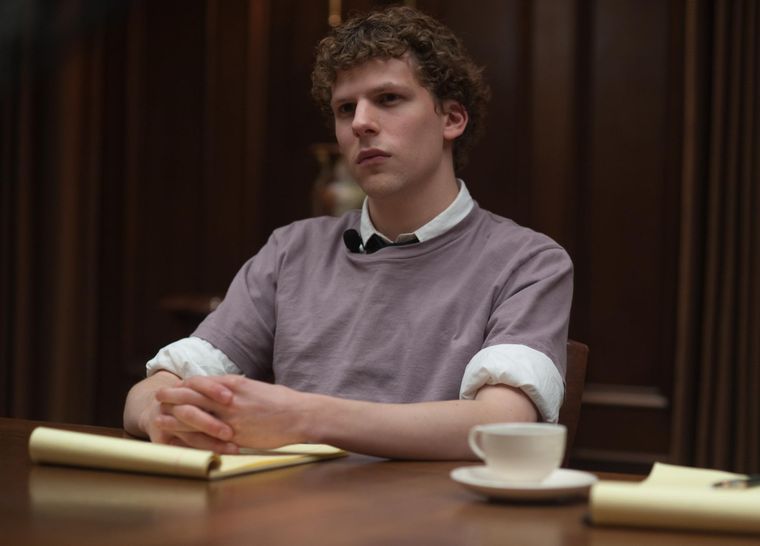 Jesse Eisenberg como Mark Zuckerberg en Social Network.
