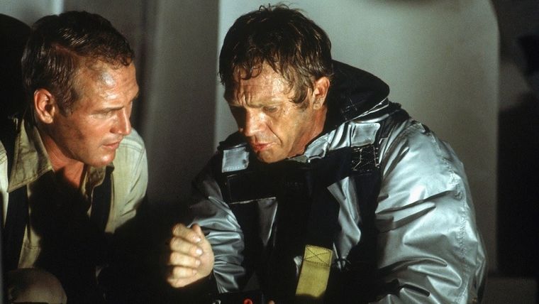 Newman y McQueen juntos en una de las películas más emblemáticas de los años 70 Newman y McQueen juntos en una de las películas más emblemáticas de los años 70