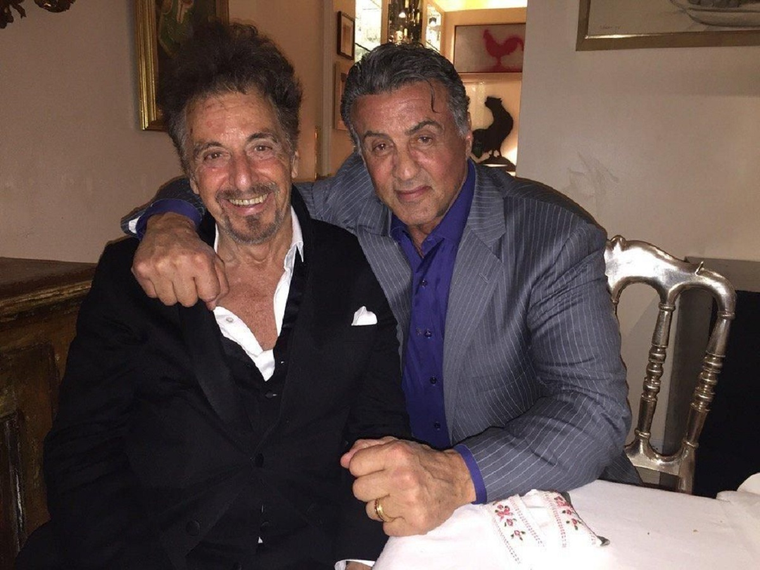 Los dos actores pasaron un buen momento juntos