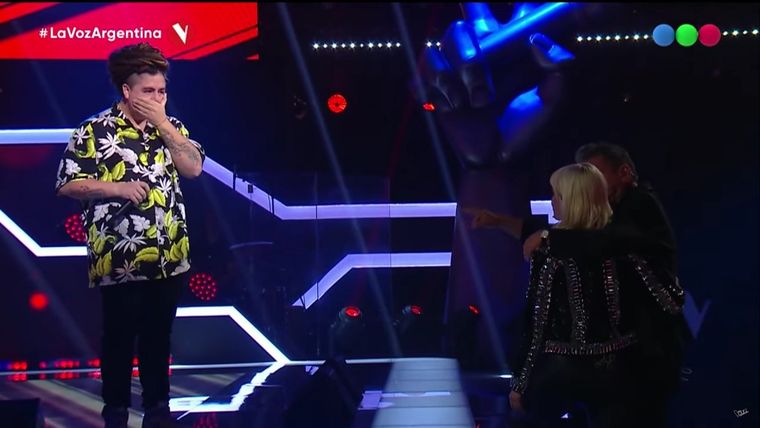 La emoción de Hacha al escuchar las palabras de Ricardo y Lali