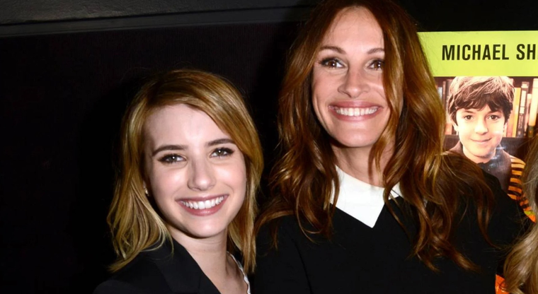 Julia Roberts junto a su sobrina Emma