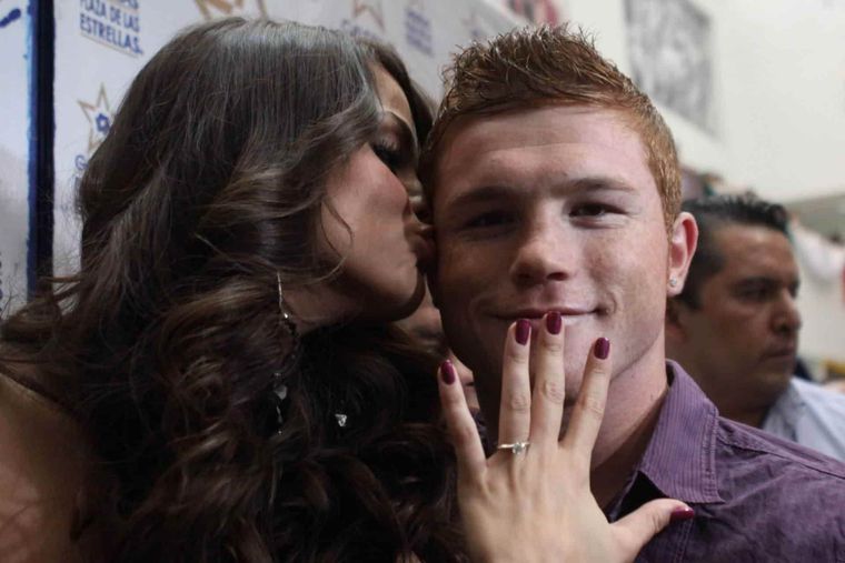 Canelo Álvarez y Marisol González