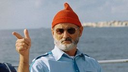 Bill Murray, viejo conocido de Wes Anderson, aquí en The Life Aquatic with Steve Zissou