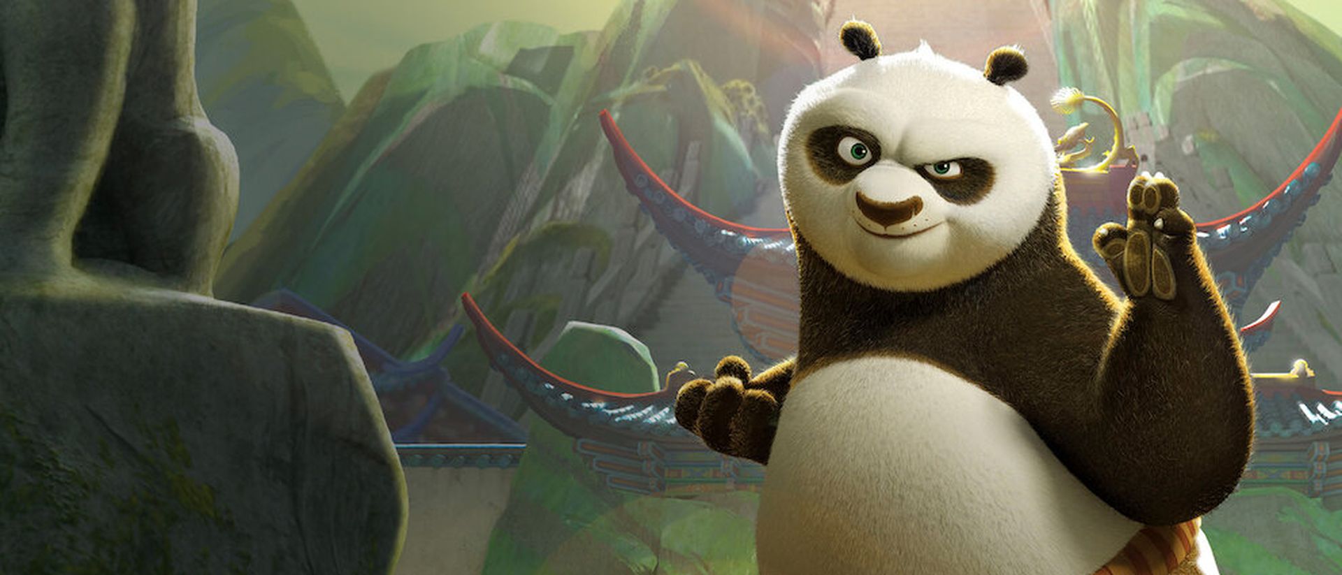 Kung Fu Panda está disponible en Netflix.&nbsp;