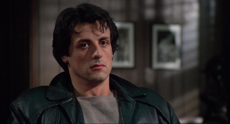 Sylvester Stallone como el Semental Italiano en la película que lo lanzó a la fama. Sylvester Stallone como el Semental Italiano en la película que lo lanzó a la fama.