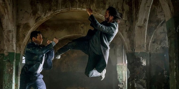 Pelea entre Neo y el Agente Smith