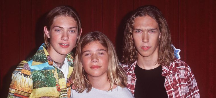 Los hermanos Hanson saltaron a la fama en 1997