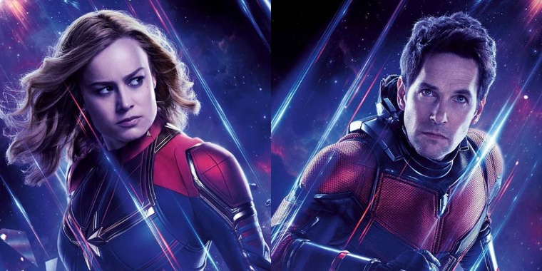 Capitana Marvel y Ant-Man