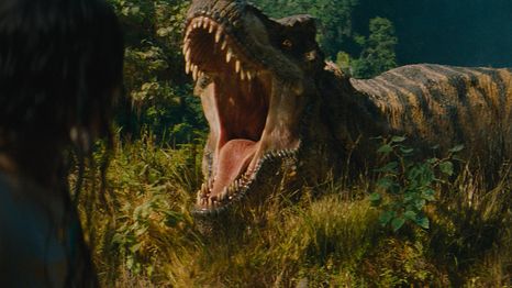 El T-Rex uno de los dinosaurios que regresa para Jurassic World: Rebirth.