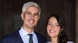 La princesa Alexandra de Luxemburgo junto a Nicolas Bagory