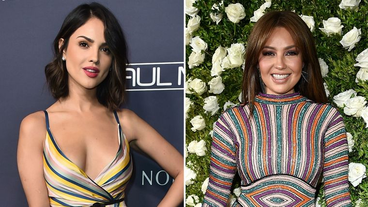 Eiza González y Thalía