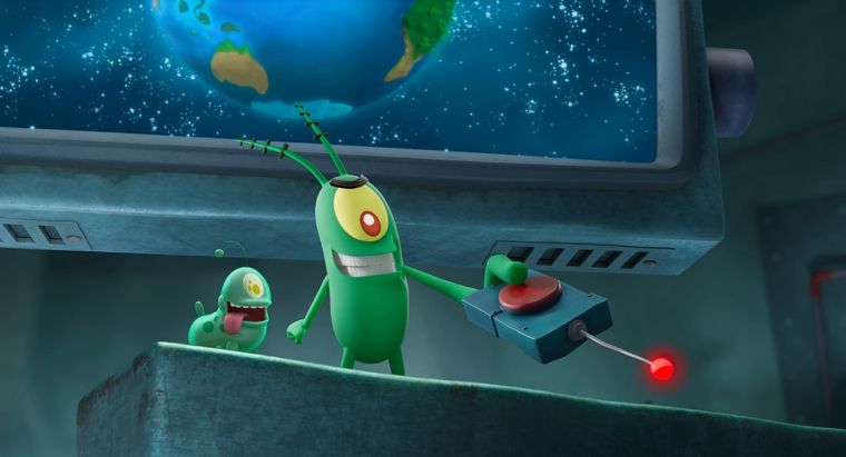 Plankton se ganó un lugar en la próxima película de Bob Esponja como protagonista