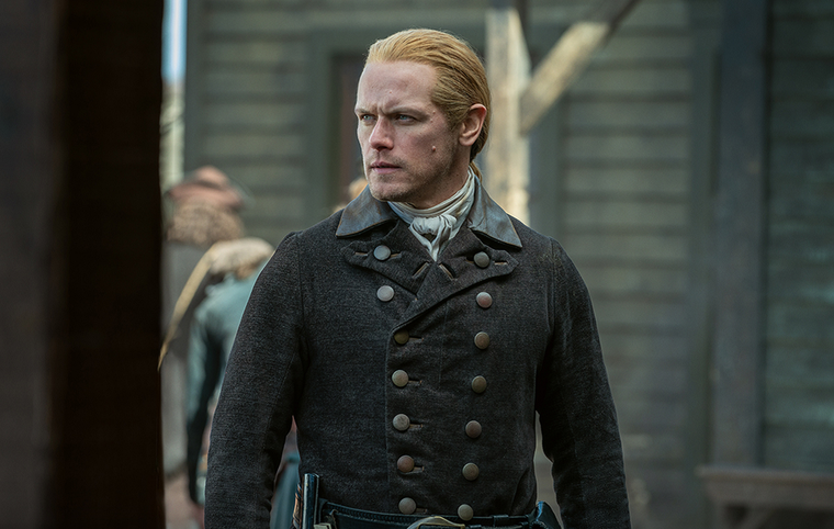 Sam Heughan interpreta a Jamie Fraser