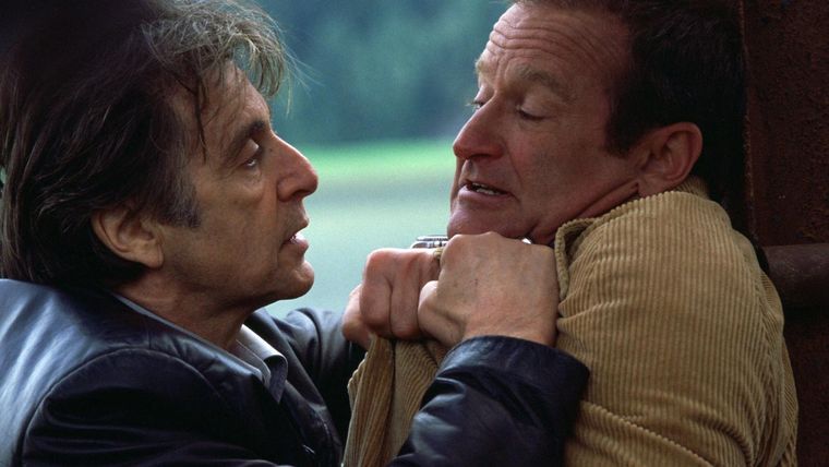 Al Pacino y Robin Williams en Insomnia (2002), de Christopher Nolan