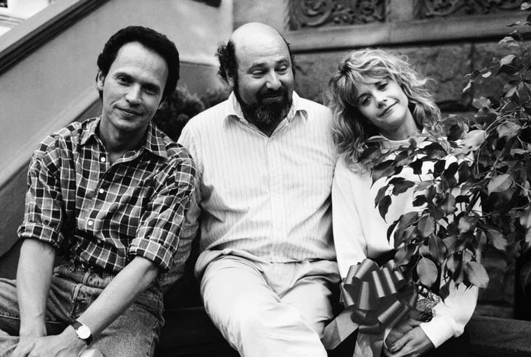Billy Crystal y Meg Ryan junto al director Rob Reiner. Billy Crystal y Meg Ryan junto al director Rob Reiner. 