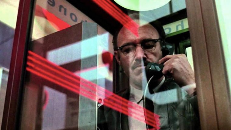 Gene Hackman es el protagonista de La conversación (1974).