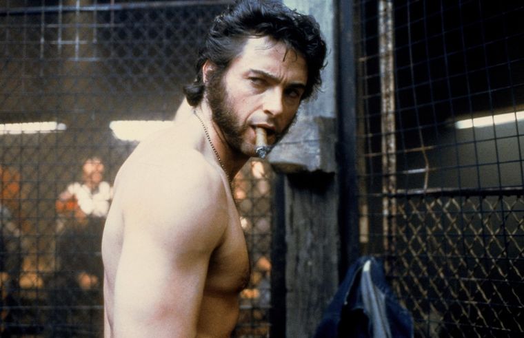 Hugh Jackman como Wolverine en la primera película de los X-Men