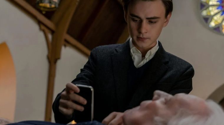 Jaeden Martell es uno de los protagonistas de El teléfono del señor Harrigan.