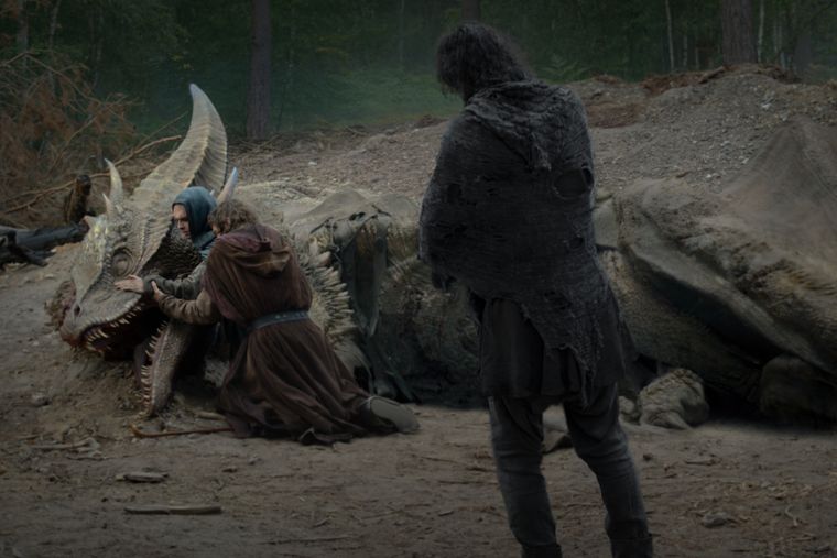 Aegon se reencuentra con Sunfyre en la tercera temporada. Aegon se reencuentra con Sunfyre en la tercera temporada. 