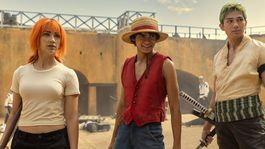 Nami, Luffy y Zoro, listos para la acción