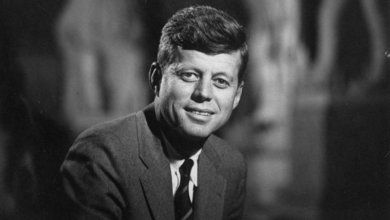 John F. Kennedy, el trágicamente célebre presidente de los Estados Unidos
