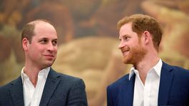 Los príncipes William y Harry