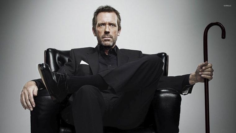 Hugh Laurie como el Dr. Gregory House