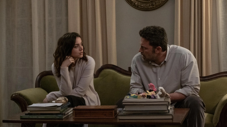 Armas y Affleck en el film Deep Water.