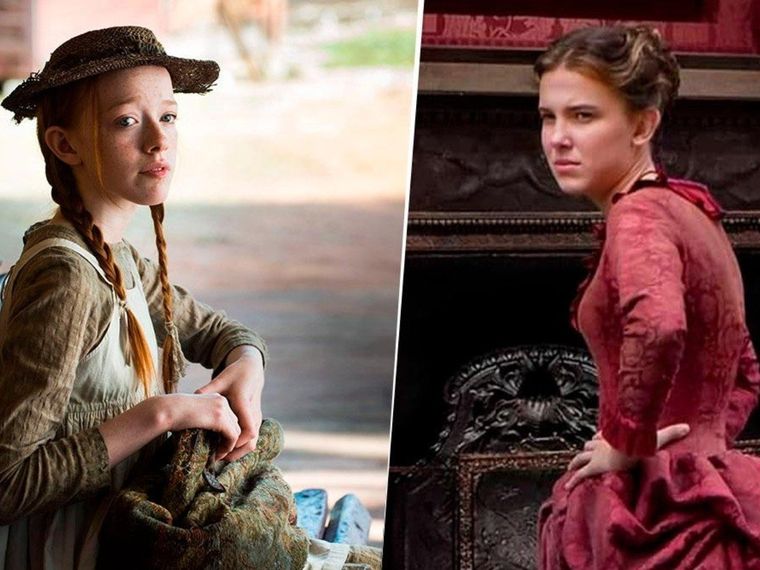 Millie Bobby Brown y Amybeth McNulty ya compartieron cámara en 2017