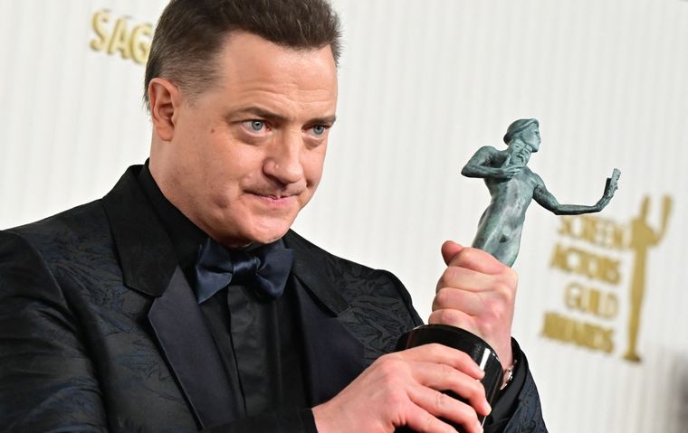 Brendan Fraser volvió a emocionar a todos con su discurso en los SAG Awards