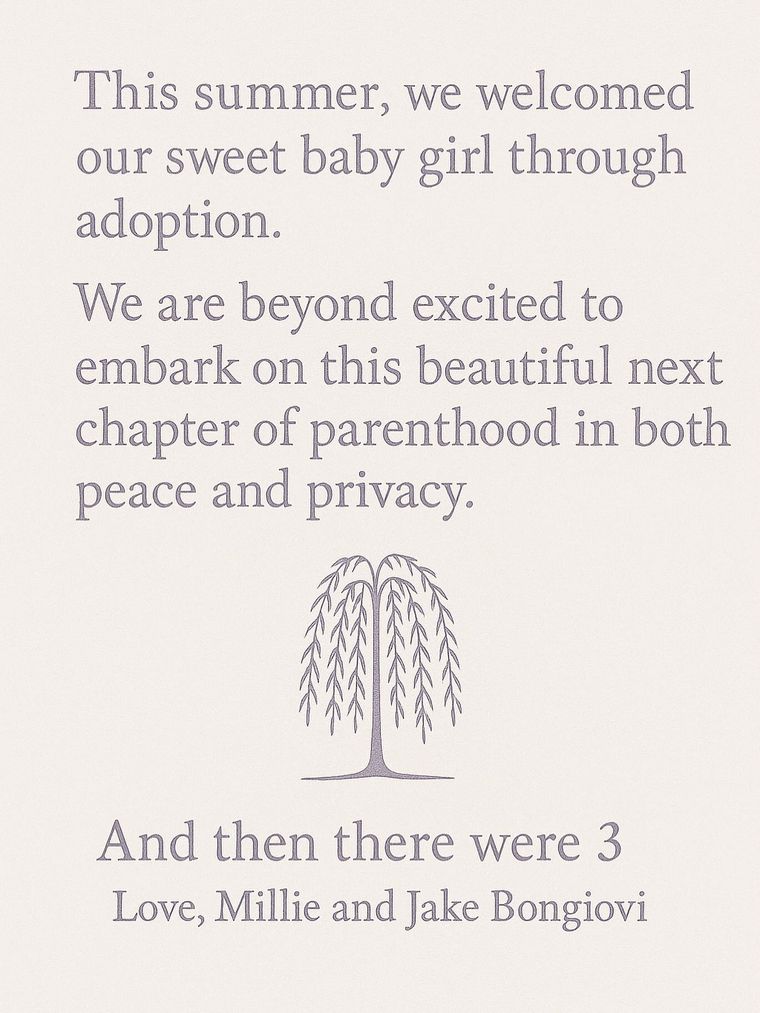 La publicación con la que Millie Bobby Brown anunció la feliz noticia. La publicación con la que Millie Bobby Brown anunció la feliz noticia. 