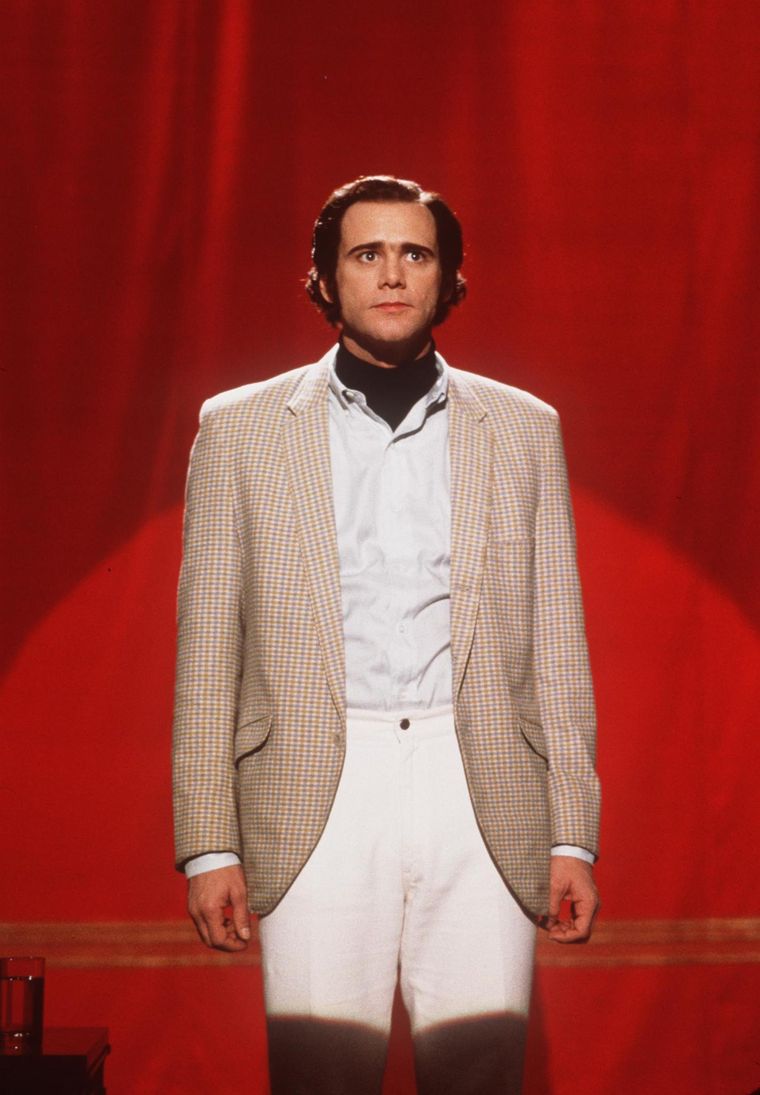 Durante el rodaje de la biopic, Jim Carrey le pidió a todo el cast y el crew que lo llamarán Andy cuando interpretaba a Kaufman. Durante el rodaje de la biopic, Jim Carrey le pidió a todo el cast y el crew que lo llamarán Andy cuando interpretaba a Kaufman.