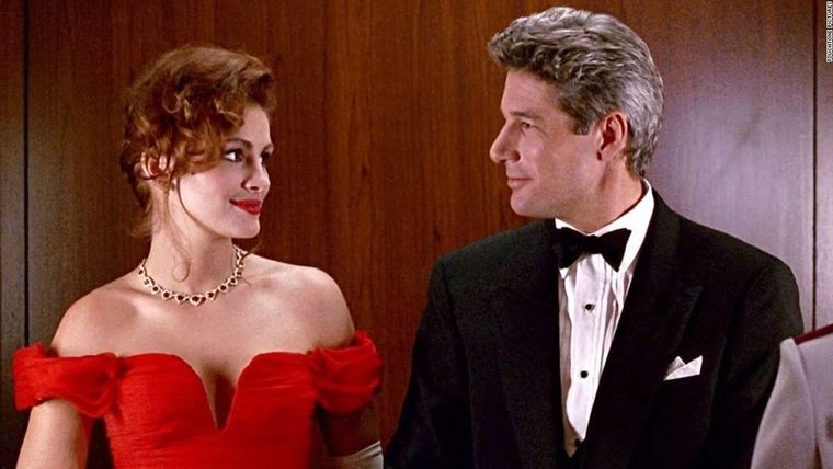 Julia Roberts y Richard Gere son los protagonistas de la clásica rom-com, Mujer bonita.