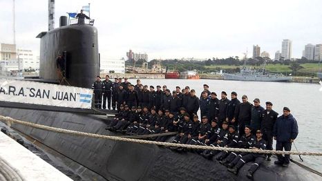 El submarino ARA San Juan desapareció el 15 de noviembre de 2017