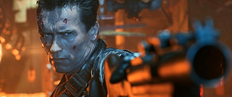 Arnold Schwarzenegger en su regreso como el T-800.