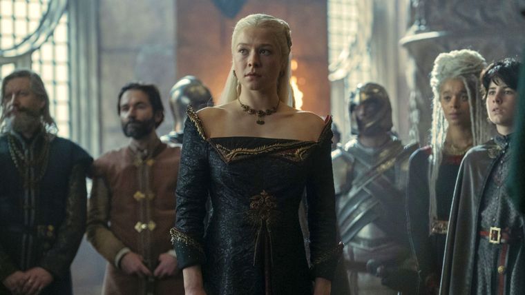 Rhaenyra Targaryen es la heredera al Trono de Hierro