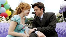 Amy Adams y Patrick Dempsey en Enchanted (2007)