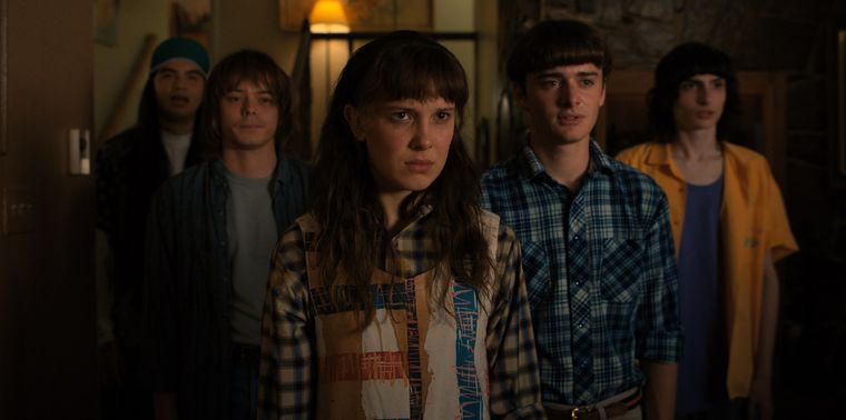 La cuarta temporada de Stranger Things, uno de los títulos más vistos de la plataforma. 