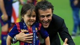 El entrenador de la selección española de fútbol recordó a su hija en el día en de su cumpleaños