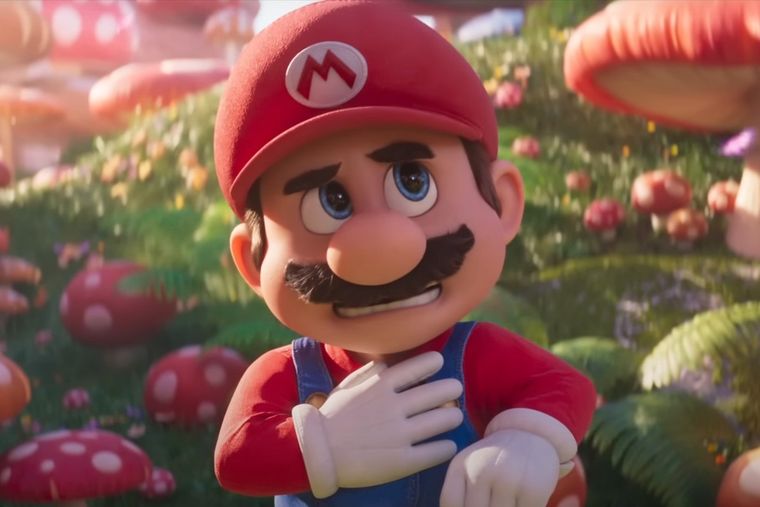 El público espera ansioso el estreno de la película animada de Mario Bros.