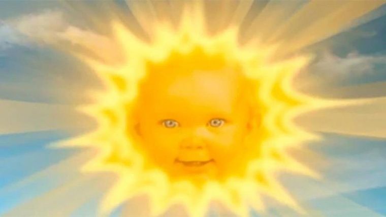 Jessica Smith prestó su rostro para el Bebé Sol de Los Teletubbies cuando tenía solo un año.
