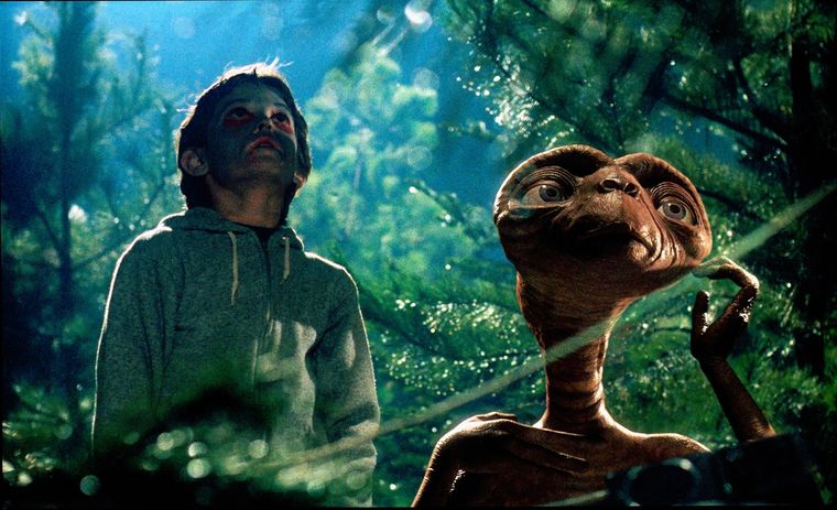 ET y Elliot, la querida dupla del filme de Spielberg