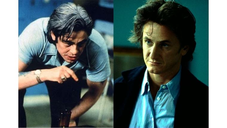 Benicio del Toro y Sean Penn en 21 gramos. Benicio del Toro y Sean Penn en 21 gramos.