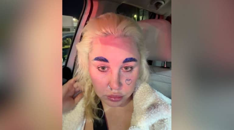 El extraño nuevo look de Amanda Bynes El extraño nuevo look de Amanda Bynes