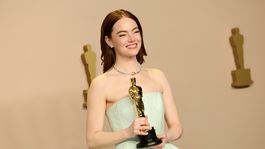 Emma Stone en los Oscar.