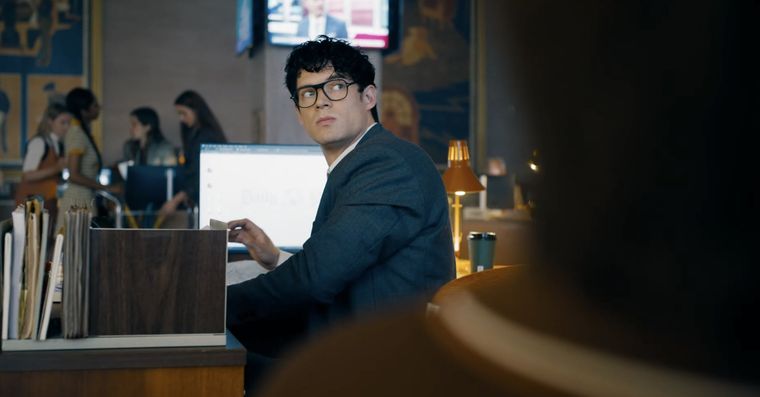 David Corenswet como Clark Kent en Superman de James Gunn. David Corenswet como Clark Kent en Superman de James Gunn.