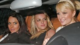 Britney Spears junto a Lindsay Lohan y Paris Hilton