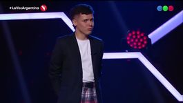 Santiago Borda se destacó en el debut de La Voz Argentina