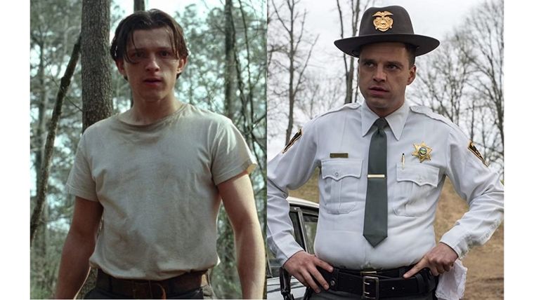 Tom Holland y Sebastian Stan en El diablo a todas horas. Tom Holland y Sebastian Stan en El diablo a todas horas.